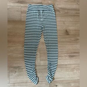 Aerie Ribbed High Rise Striped Pajama/Lounge Pants